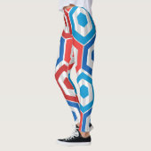Leggings 4 juillet Hexagons (Gauche)