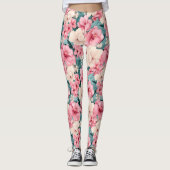 Leggings #4 Motif floral (Devant)