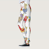 Leggings 4 Oiseaux amusants Thunder_Cove (Gauche)