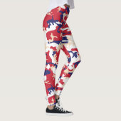 Leggings 4th of July, Independence day, Camouflage Beige (Droite)