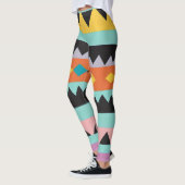 Leggings 5b bandes et triangles colorés (Gauche)
