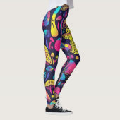 Leggings 70s 60s Psychedelic Hippy Retro Hip (Droite)