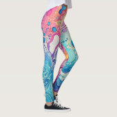 Leggings 70s 60s Psychedelic Hippy Retro Hip (Droite)