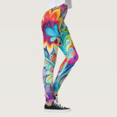 Leggings 70s 60s Psychedelic Hippy Retro Hip (Droite)