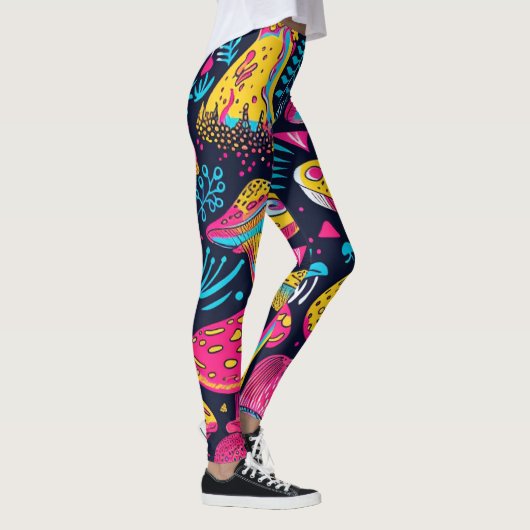 Leggings 70s 60s Psychedelic Hippy Retro Hip (Droite)