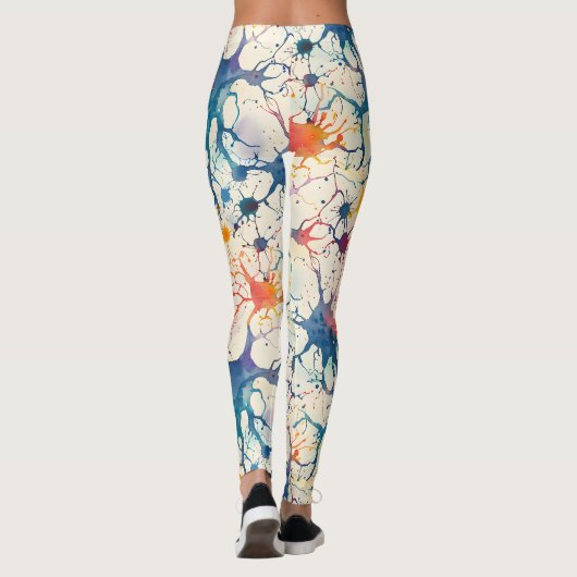 Leggings 70s 60s Psychedelic Hippy Retro Hip (Dos)