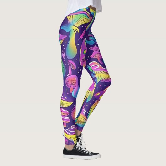 Leggings 70s 60s Psychedelic Hippy Retro Hip (Droite)