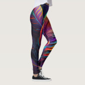 Leggings 70s 60s Psychedelic Hippy Retro Hip (Droite)