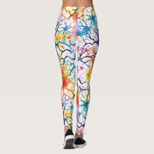 Leggings 70s 60s Psychedelic Hippy Retro Hip (Dos)