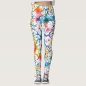 Leggings 70s 60s Psychedelic Hippy Retro Hip (Devant)