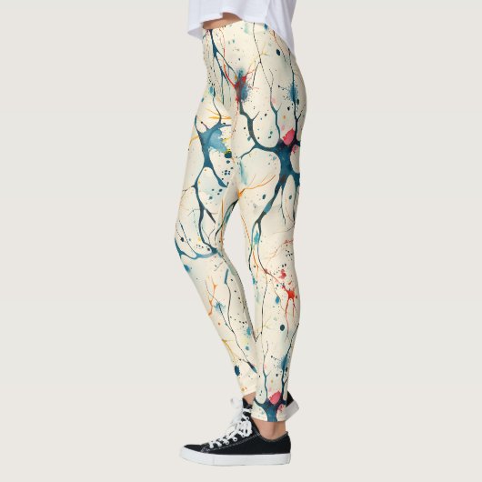 Leggings 70s 60s Psychedelic Hippy Retro Hip (Gauche)