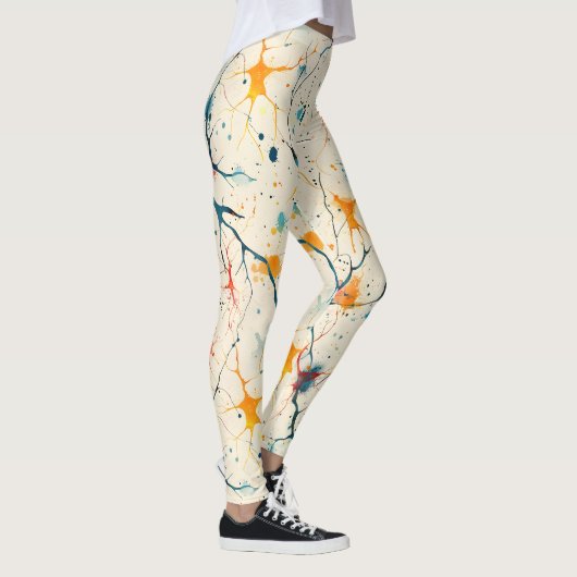 Leggings 70s 60s Psychedelic Hippy Retro Hip (Droite)
