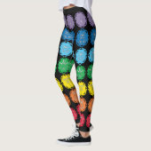 Leggings 7 Dessins de symboles d'infini de chakras libellul (Gauche)