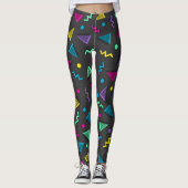 Leggings 80s Formes multicolores (Devant)