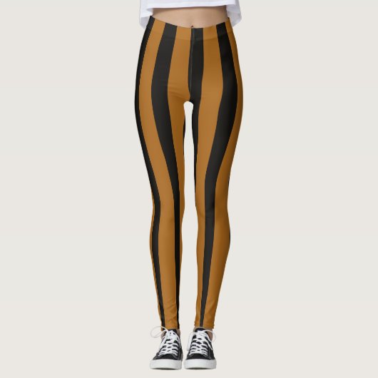 Leggings à bandes de tigres (Devant)
