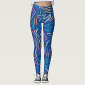 Leggings à billes bleues (Devant)
