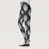 leggings à billes de disco argent (Gauche)