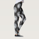 leggings à billes de disco argent (Droite)