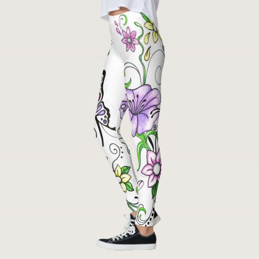 Leggings à billes papillon (Gauche)