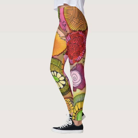 Leggings à boucle rose (Gauche)