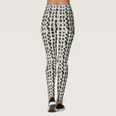 Leggings à carreaux artisanaux micro-checkered (Dos)