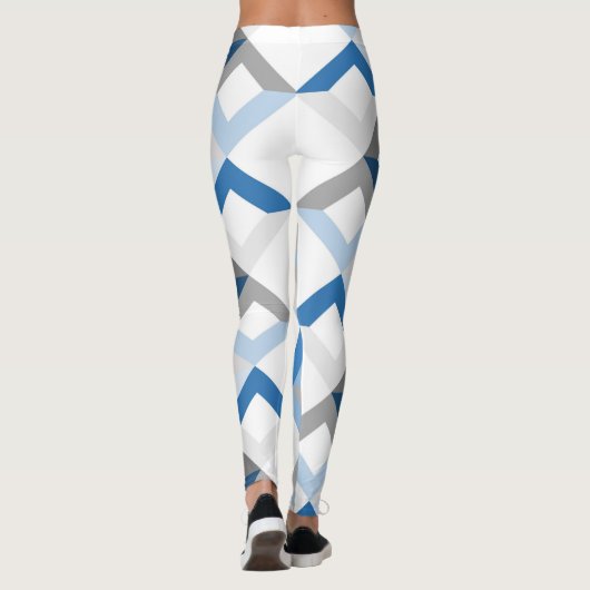 leggings à chevrons bleus (Dos)