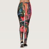 leggings à CHOW NOIR - Voir avant et arrière (Dos)