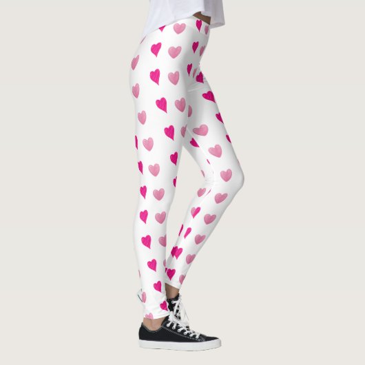 Leggings à coeur blanc (Droite)