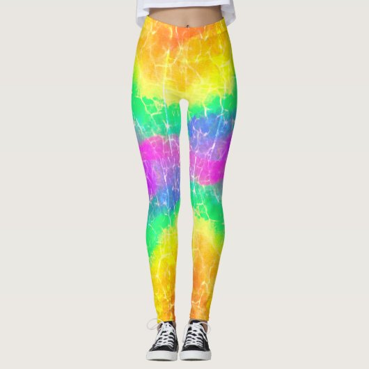 Leggings à collier multicolore (Devant)
