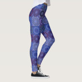 Leggings à courtepointe bleu (Droite)