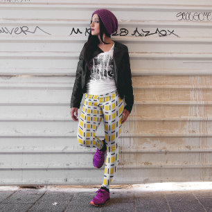 Leggings À damiers