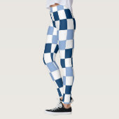 Leggings À damiers bleus (Gauche)