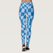 Leggings À damiers Motif dérangé (Dos)