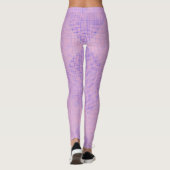 Leggings à damiers motif net 02 LPink BG (Dos)