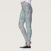 Leggings à damiers petit feu vert motif Offwhite BG (Gauche)