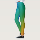 Leggings à dégradé de tons de bijoux (Gauche)