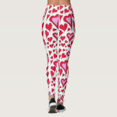 Leggings à dessins de cœurs (Dos)