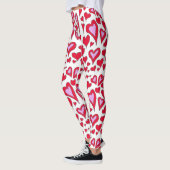 Leggings à dessins de cœurs (Gauche)