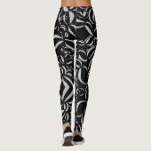 Leggings à Doodle Encre (Dos)