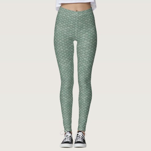 Leggings à échelles de dragon (Devant)