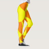 Leggings à échelles orange jaune (Droite)