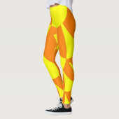 Leggings à échelles orange jaune (Gauche)