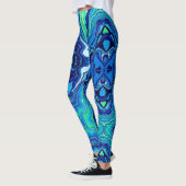 Leggings à éclaboussures bleues (Gauche)