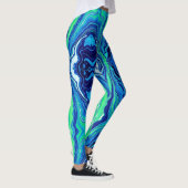 Leggings à éclaboussures bleues (Droite)