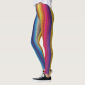 Leggings à effet arc-en-ciel coloré (Gauche)