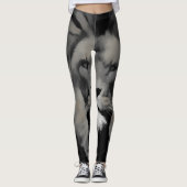 Leggings à face de lion (Devant)