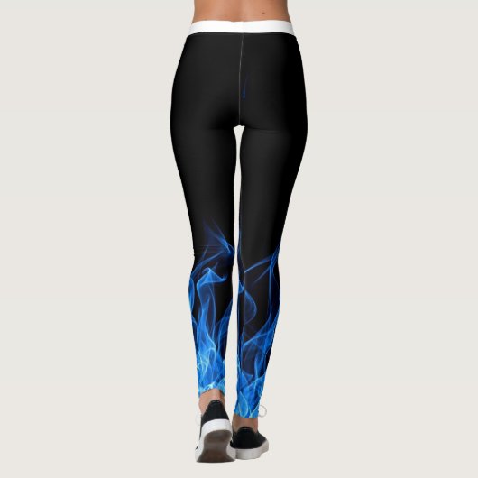 Leggings à flamme bleue (Dos)