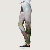 Leggings à fleurs blanches/roses (Gauche)
