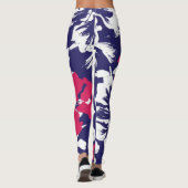 Leggings à fleurs classiques pour dames (Dos)