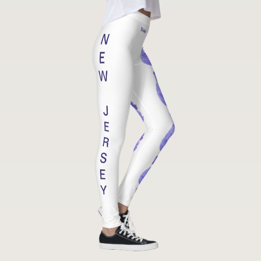 Leggings à fleurs du New Jersey (Droite)